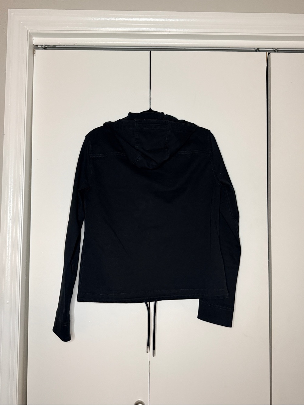 L.L.Bean Signature Black Denim Utility Jacket - Picture 7 of 8
